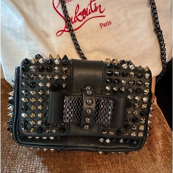 Christian Louboutin Sweet Charity Spike Studded Crossbody - Picture 12 of 14